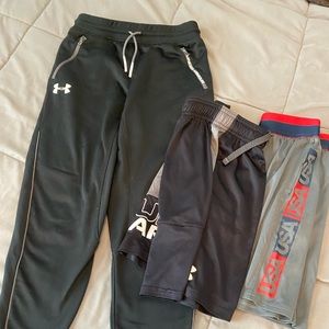 3 pieces UA boys shorts/pants